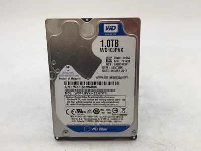 Western Digital WD10JPVX 1TB 2.5" SATA Hard Drive GRADE A FREE S/H - Image 1 of 4