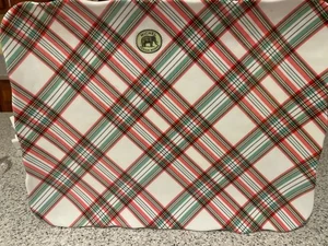 Michel Design Works Christmas Vintage Plaid  Serveware Serving Tray - Picture 1 of 1