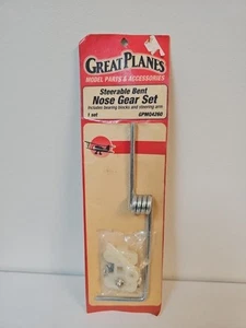 GreatPlanes Steerable Bent Nose Gear Set. GPMQ4260 New - Picture 1 of 2