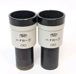 Carl Zeiss Jena Okulare Gf-P 10x(20) Br. Steckd. 23,2 mm, Teils B-Ware, Lesen! - Bild 1 von 5