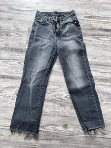 Girls Black Denim Jeans Art Class Size 8 - Picture 1 of 7