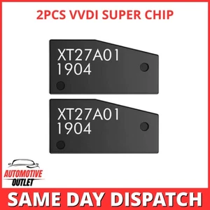 2x XHORSE VVDI SUPER CHIP XT27A01/A66 TRANSPONDER PER VVDI2 MINI KEY TOOL/MAX - Foto 1 di 10