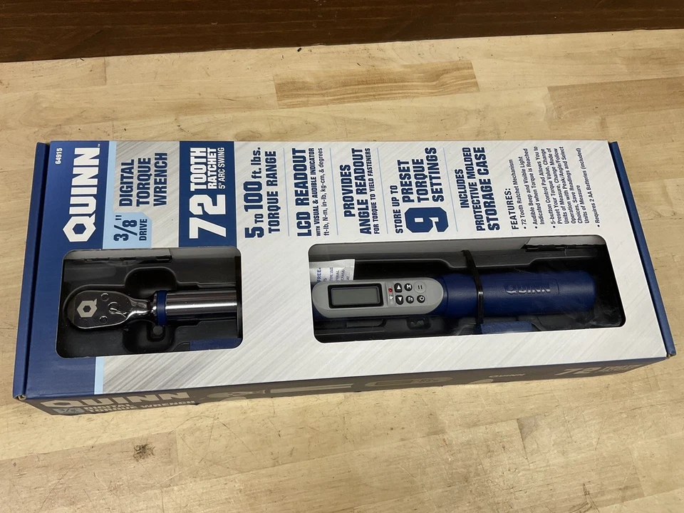 QUINN TOOLS 64915 3/8" DIGITAL TORQUE WRENCH (AM1051615) - Image 1 of 3