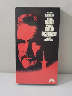 The Hunt for Red October VHS 1990 Sean Connery - Image 1 of 2