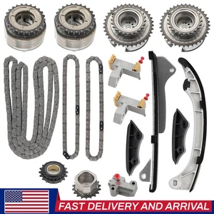Timing Chain Kit 4 Cam Phaser Fits 2005-2015 Lexus Toyota Avalon V6 13507-0P010 - Picture 1 of 12