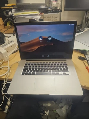 Apple Macbook Pro 15-inch  A1398) Core i7-4850HQ @2.3GHz, 2013- NOT FULLY TESTED - Image 1 of 4