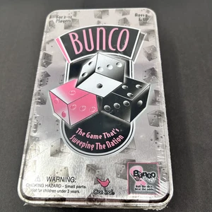 FREE Shipping Cardinal Games Deluxe Bunco Game in Pink Collectors Box (2) - Picture 1 of 3