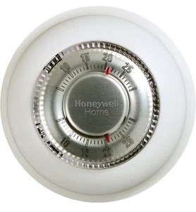 Honeywell Home-Resideo Round Non-Programmable Thermostat Heat/Cool or Heat CT87K - Picture 1 of 13
