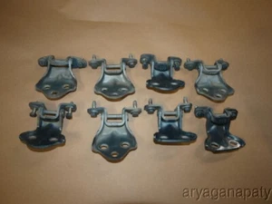 00-04 Volvo S40 OEM door hinges latches mounting brackets x8 complete set - Foto 1 di 2