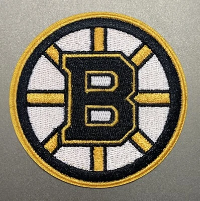 Parche de hockey Boston Bruins hierro bordado 3x3 pulgadas Foto 1 de 4