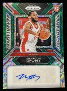 2023-24 PANINI PRIZM MARKQUIS NOWELL 4/8 VERDE ELECCIÓN AUTO RC #SS-MN! SC-741 - Imagen 1 de 2