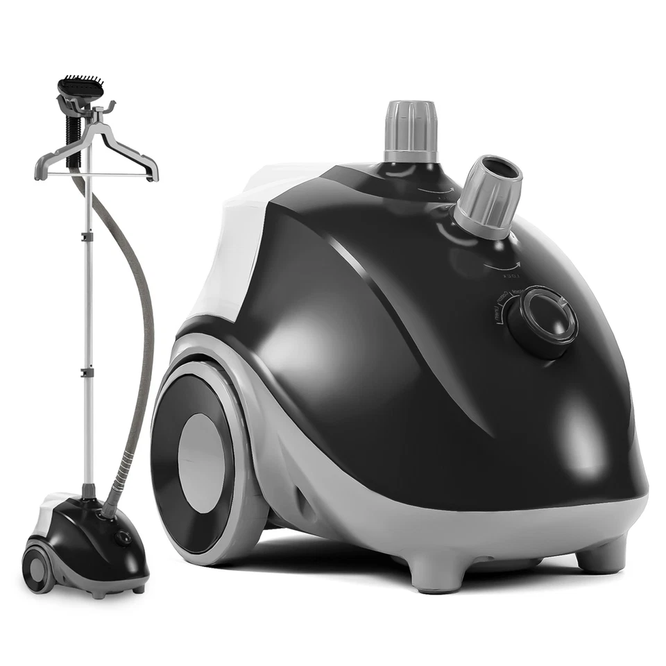 Standing Garment Steamer, 1500W Steamer for Clothes with Wheels, 1.7L Water Tank - Image 1 of 1
