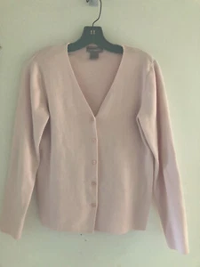 Designers Original Womens V-Neck Pink Cotton Cardigan S ~ NWOT - Picture 1 of 3