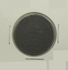 HT-151 ND Hard Times Token - HM & FI Richards Jewelry - Attleboro Mass. (57852) - Picture 1 of 2