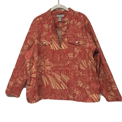 ANALOGY Plus...Talla 2X.Rojo/Coral.Chaqueta/Ablazer con Cremallera.Multitemporada/Propósito.Clásico Foto 1 de 4