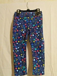 NWT Sz 2T Jordache Girls Hearts and Stars Blue Legging - Picture 1 of 4