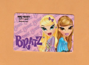 Collectible 2007 Walmart Gift Card - BRATZ- No Cash Value - VL-4413 - Picture 1 of 1