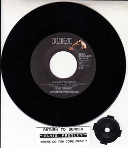 ELVIS PRESLEY  Return To Sender & Where Do You Come From? NEW 7" 45 rpm record - Picture 1 of 1