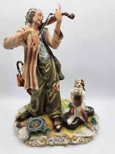 24k Capodimonte Laurenz Collezione Violinista Errante Enzo Arzenton Italia 11" - Foto 1 di 12