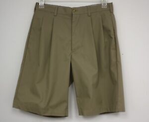 Callaway Mens Cotton Shorts Brown Size 32 C Tech 11 inch inseam NEW