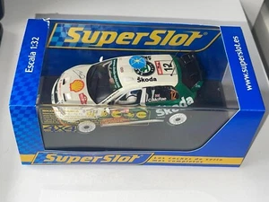 440- Scalextric Superslot Skoda Fabia WRC Colin McRae #12 H2645A slot car 1:32 - Bild 1 von 5