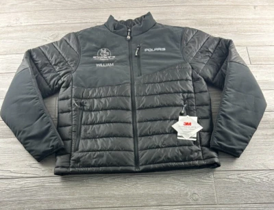 Polaris Men's Force Puffer Jacket Size Medium 3M Thinsulate Embroidered NWT - Image 1 of 4