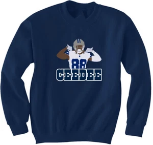 Ceedee Lamb Logo jersey Crew Neck Sweatshirt - Picture 1 of 2