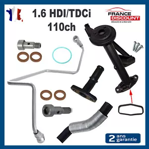 Kit Montage de TURBO 1,6 HDI 110 DV6 Crepine Huile Tuyau Graissage Vis Banjo - Bild 1 von 8