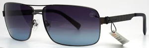 TIMBERLAND TB9225 08D Gunmetal Mens Aviator Full Rim Sunglasses 65-14-130 B:45 - Picture 1 of 15