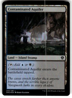 FOIL NM  Contaminated Aquifer Dominaria United Regular - Image 1 of 2