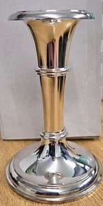 Stainless Steel Classic Candle Holder 12cm H - Picture 1 of 3