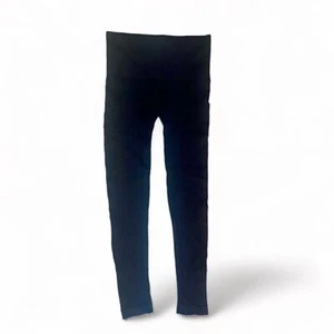 Spanx Look At Me Now Seamless Ankle Zip Leggings S High Waisted Black Knit Flaw - Picture 1 of 6