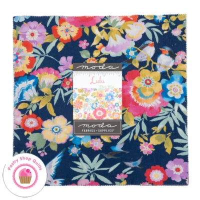 Moda LULU Chez Moi LAYER CAKE 42 10" Squares Quilting LIBERTY LOOK Shabby Chic - Image 1 of 4
