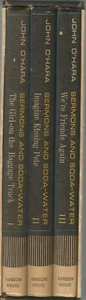 SERMONS AND SODA-WATER BY JOHN O'HARA, 1ST ED, 3 VOLUMES, SLIPCASE - Picture 1 of 1