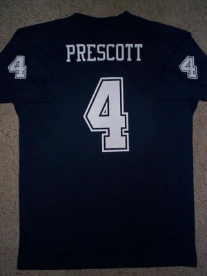 (2025-2026) Dallas Cowboys Dak Prescott NFL Jersey JUVENTUD NIÑOS NIÑOS NIÑOS (xl 18-20) Foto 1 de 3