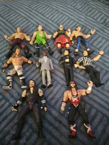 WWE WWF  Wrestling action figures Lot Of 10 X Pac , Undertaker And More - Picture 1 of 14
