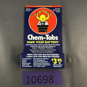 Chem Tablets Battery Rejuvenator Works On 12Volt Or 6 Volt Cars, Motorcycle, Atv - Picture 1 of 2