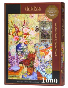 Art & Fable Puzzle Company Window Nook de John Powell 1000 piezas premium adulto - Imagen 1 de 5