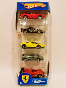 NEU Mattel 2005 Hot Wheels Ferrari Geschenkpack mit 5 Autos - im Karton - Bild 1 von 2