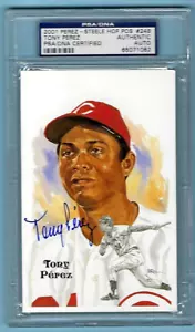 Tony Perez Perez Steele Postcard - Reds - PSA/DNA - Picture 1 of 1
