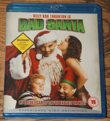 BAD SANTA 2003 GENUINE OOP DELETED UK REGION FREE BLU RAY  IMMEDIATE DISPATCH - Image 1 of 4