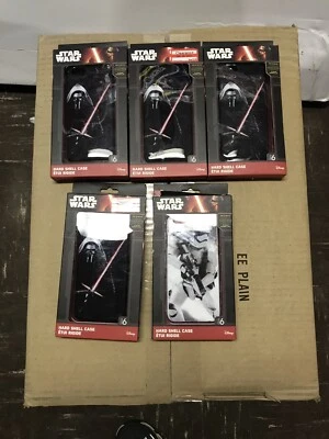 Lot Of 5 Star Wars I Phone 6 Hardshell Case Darth Storm Trooper Discontinued - Image 1 of 4
