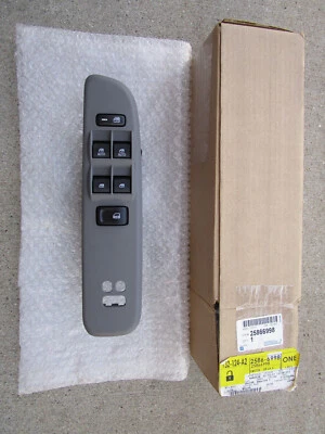 06 - 09 GMC ENVOY ВОДИТЕЛЬ ЛЕВАЯ СТОРОНА ГЛАВНЫЙ ВЫКЛЮЧАТЕЛЬ СТЕКЛОПОДЪЕМНИКА OEM СОВЕРШЕННО НОВЫЙ - Изображение 1 из 4