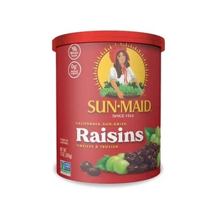 Sun-dried Raisins - 13 Oz Resealable Canister - Dried Fruit Snack - Picture 1 of 6