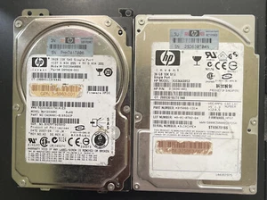 Lot Of 2HP 36GB 10K DG036A9BB6 395924-001 gpn: 375863-001 MAY 2036RC,DG036A8853 - Picture 1 of 2