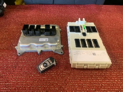 BMW F30 F22 F36 N20 N26 ECU DME MOTOR COMPUTADORA LLAVE UNIDAD DE ENCENDIDO CONJUNTO FABRICANTE ORIGINAL 33K Foto 1 de 4