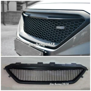 Fits 2015-2017 Hyundai Sonata SE Matte Black Honeycomb Front Bumper Grille - Bild 1 von 12