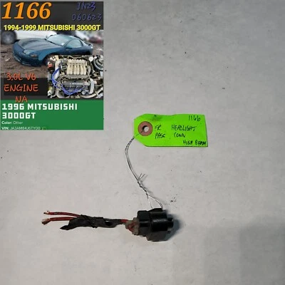 ⭐⭐OEM 1994-1999 MITSUBISHI 3000GT FARO DELANTERO DERECHO CONECTOR HAZ ALTO⭐⭐ Foto 1 de 2