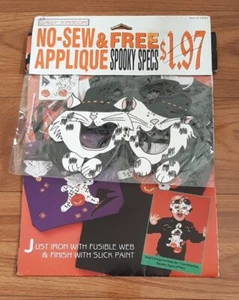 Daisy Kingdom No-Sew Qpplique Halloween Spooky Specs Neu in Verpackung NEU mit Katze Hexe Brille - Bild 1 von 6