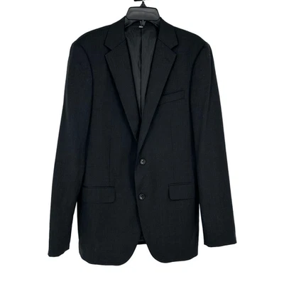 Abrigo deportivo de lana Bonobos para hombre 38L ajuste estándar dos botones blazer negro clásico Foto 1 de 4